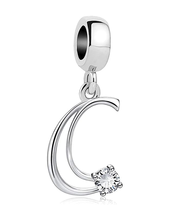 Liora Atelier Elegant Crystal Letter A~Z Alphabet Charm