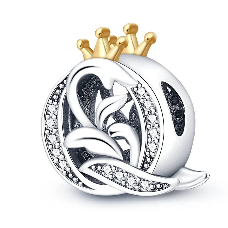 Liora Atelier Crowned Royal Letter A~Z Alphabet Charm