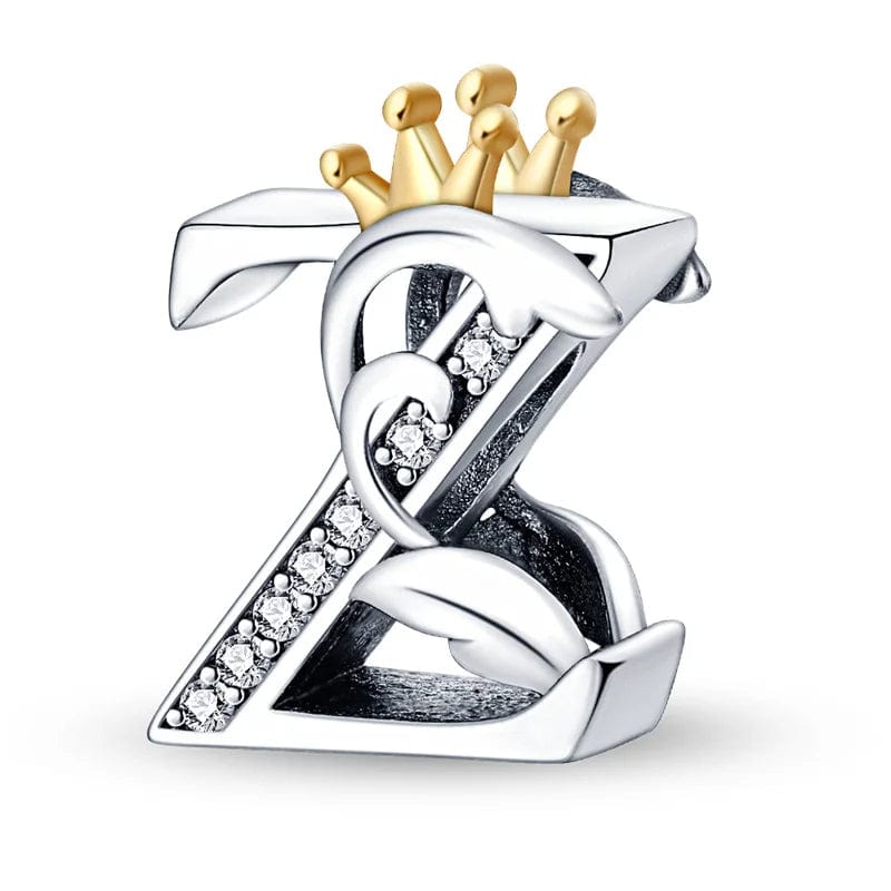 Liora Atelier Crowned Royal Letter A~Z Alphabet Charm
