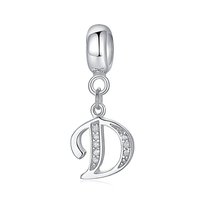 Liora Atelier Elegant Cursive Letter A~Z Alphabet Charm