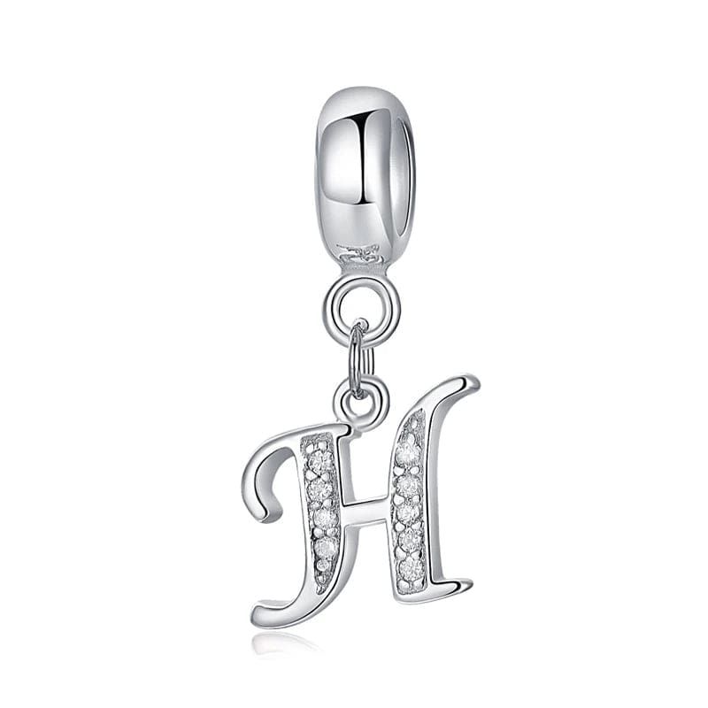 Liora Atelier Elegant Cursive Letter A~Z Alphabet Charm