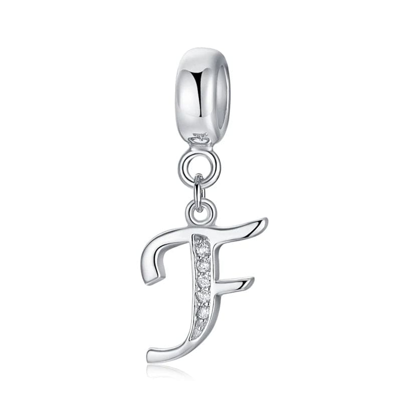 Liora Atelier Elegant Cursive Letter A~Z Alphabet Charm