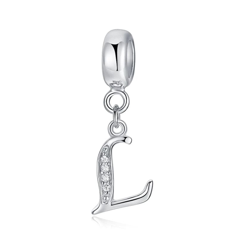 Liora Atelier Elegant Cursive Letter A~Z Alphabet Charm