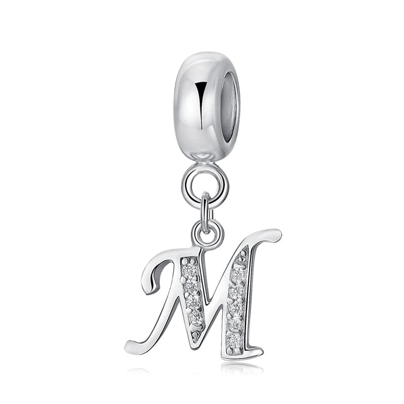 Liora Atelier Elegant Cursive Letter A~Z Alphabet Charm