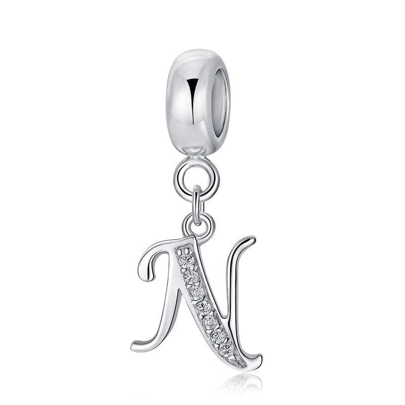 Liora Atelier Elegant Cursive Letter A~Z Alphabet Charm