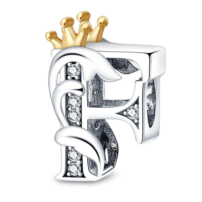 Liora Atelier Crowned Royal Letter A~Z Alphabet Charm