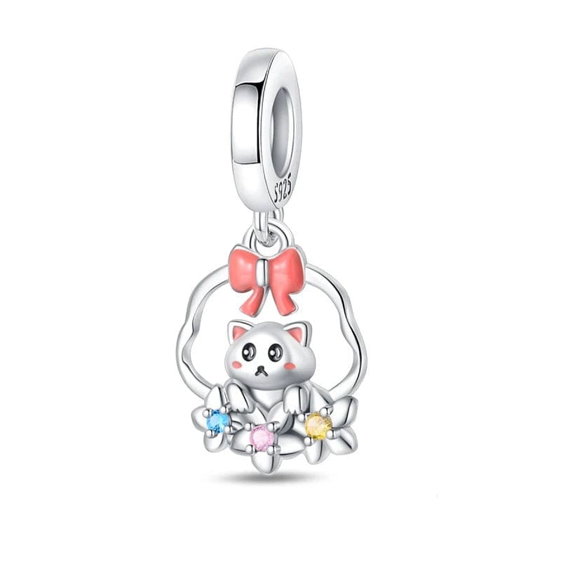 Liora Atelier Little Flower Kitten Dangle Charm