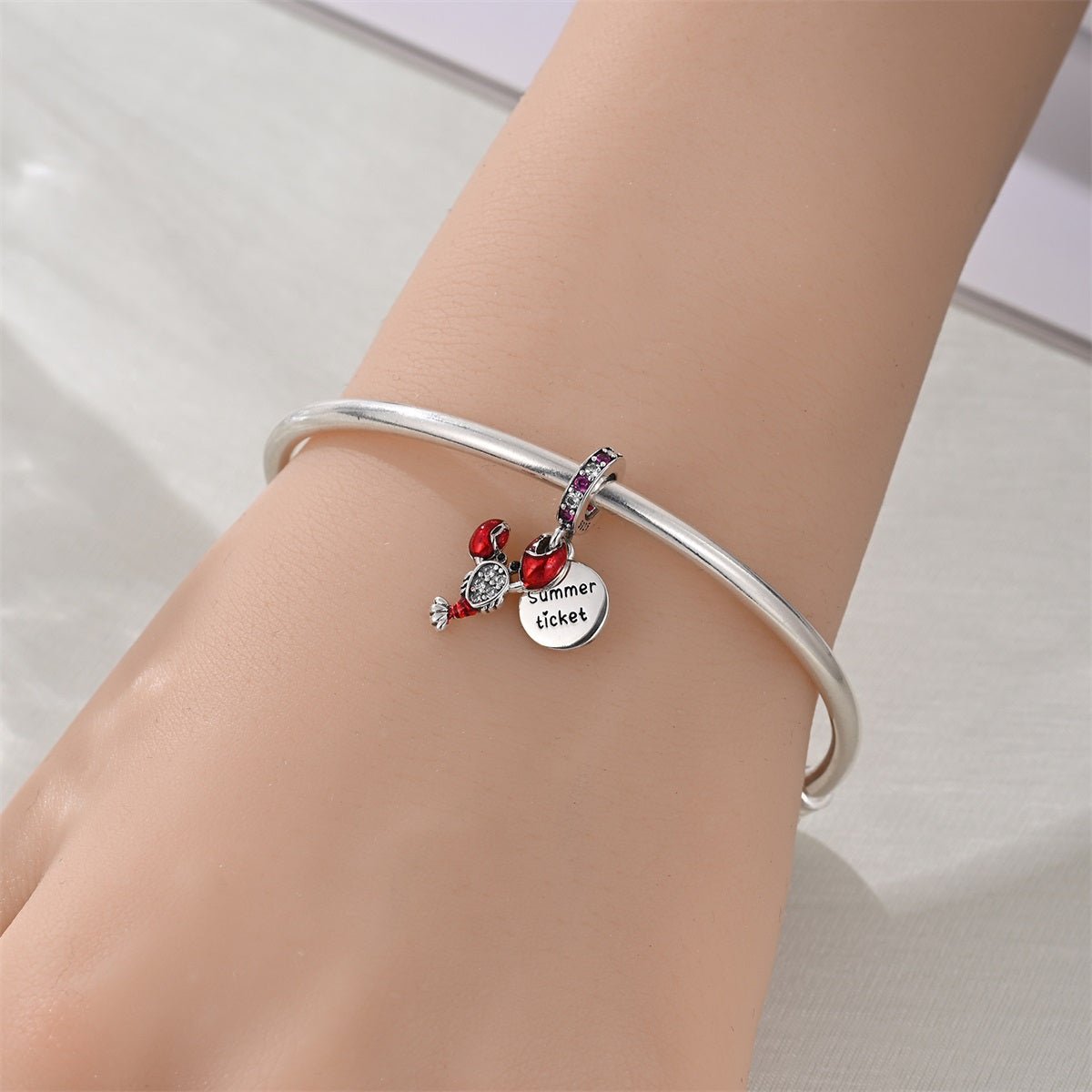 Liora Atelier Lobster & Summer Ticket Dangle Charm
