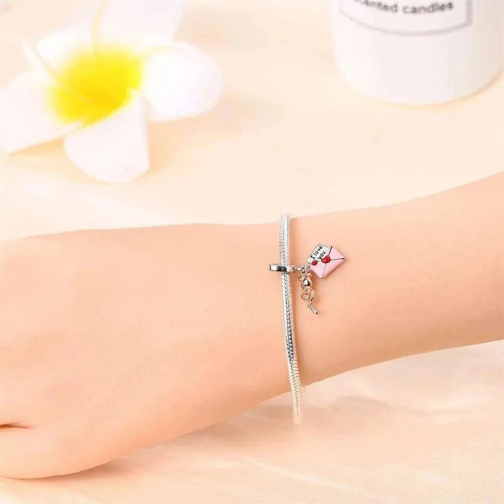 Liora Atelier Love Letter & Rose Dangle Charm