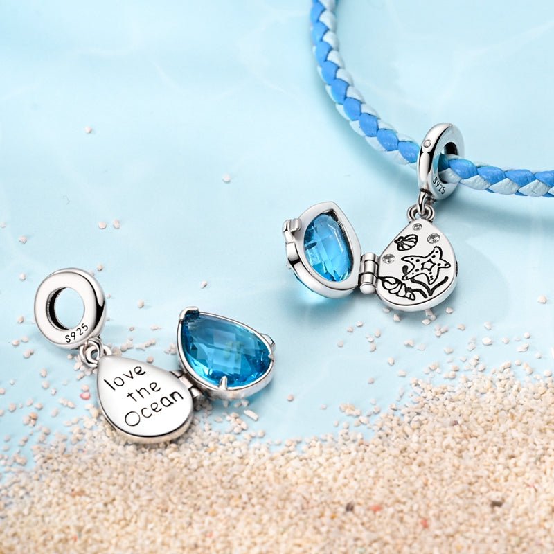 Liora Atelier Love the Ocean Starfish Locket Dangle Charm