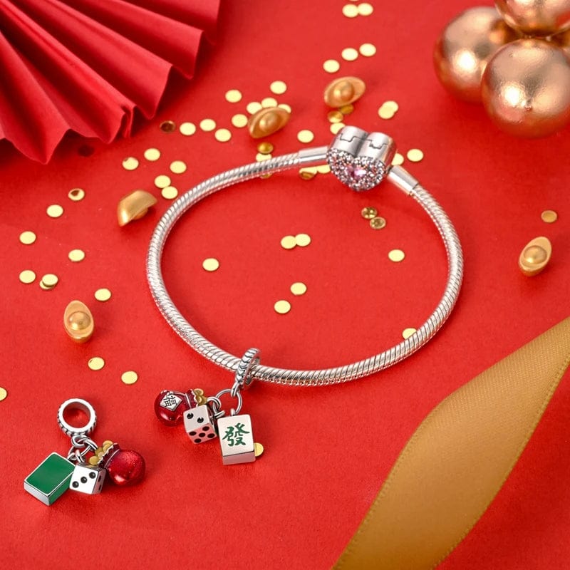 Liora Atelier Mahjong Triple Dangle Charm