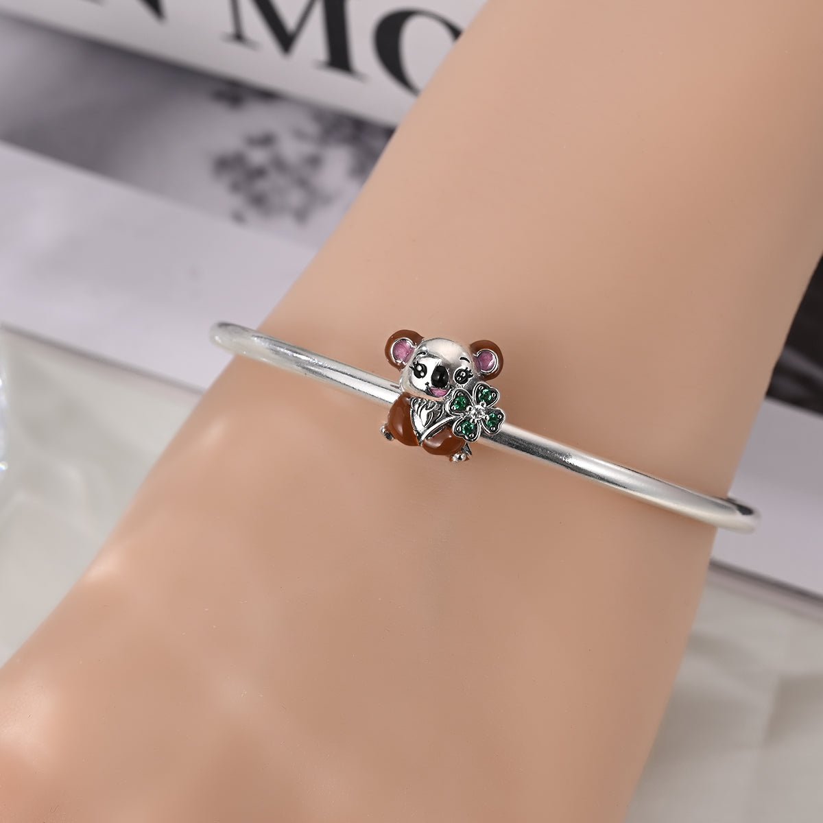 Liora Atelier Lucky Koala with Shamrock Charm