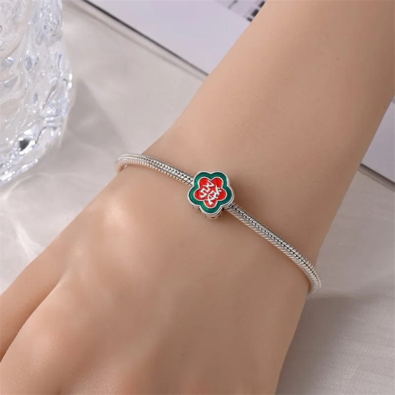 Liora Atelier Lucky Mahjong Flower Charm