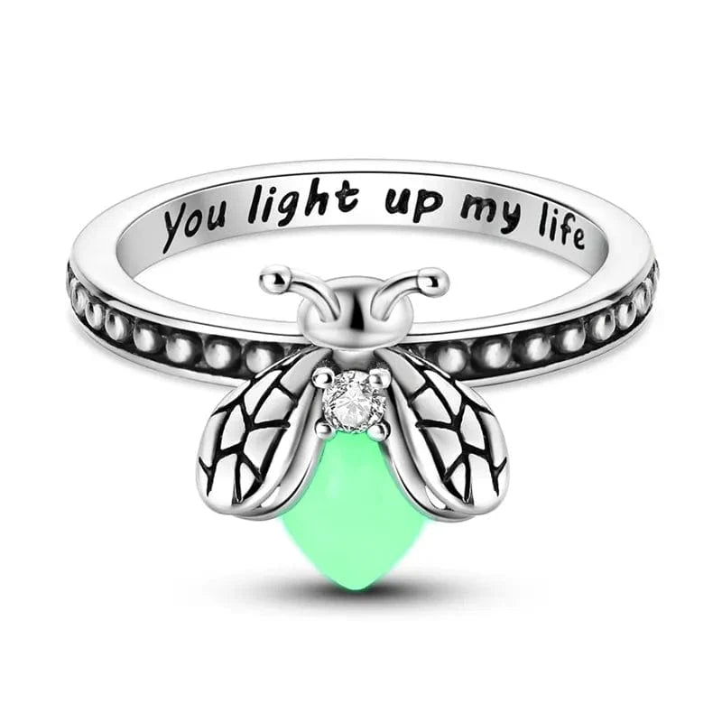 Liora Atelier Luminous Glow - in - the - dark Firefly Band Ring