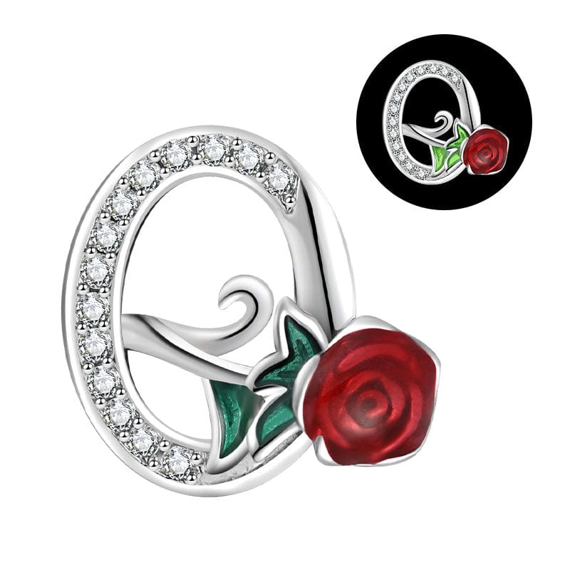 Liora Atelier Luminous Rose Letter A~Z Alphabet Charm