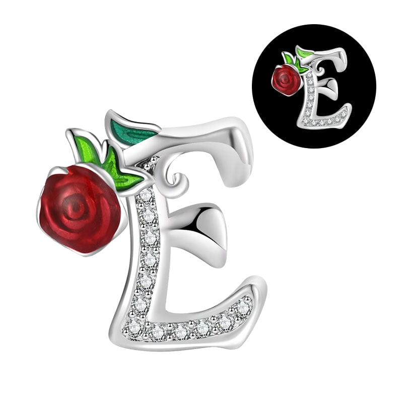 Liora Atelier Luminous Rose Letter A~Z Alphabet Charm