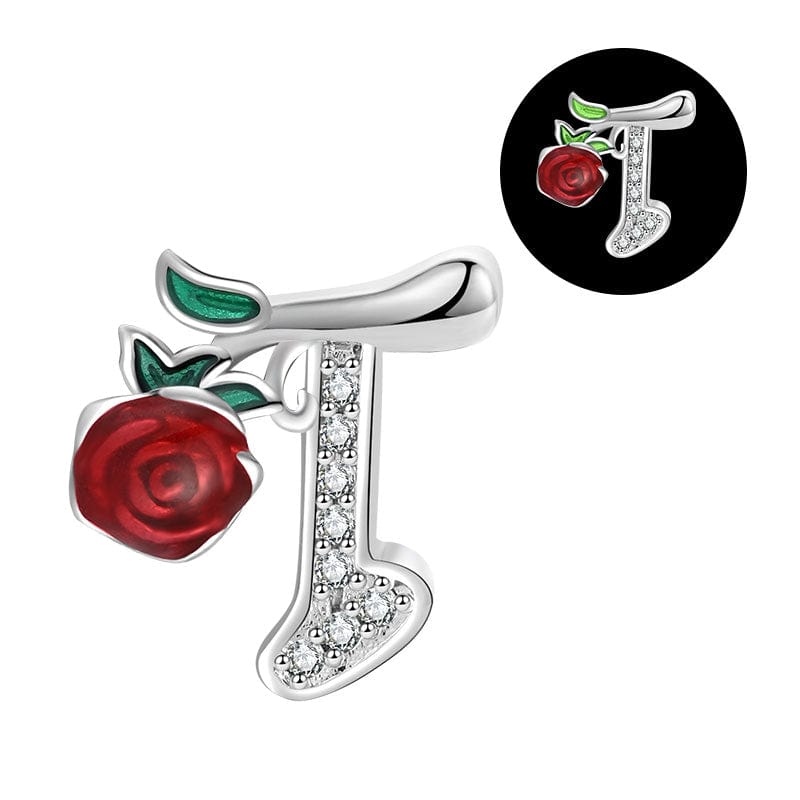 Liora Atelier Luminous Rose Letter A~Z Alphabet Charm