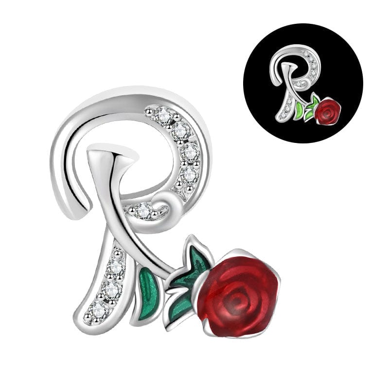Liora Atelier Luminous Rose Letter A~Z Alphabet Charm