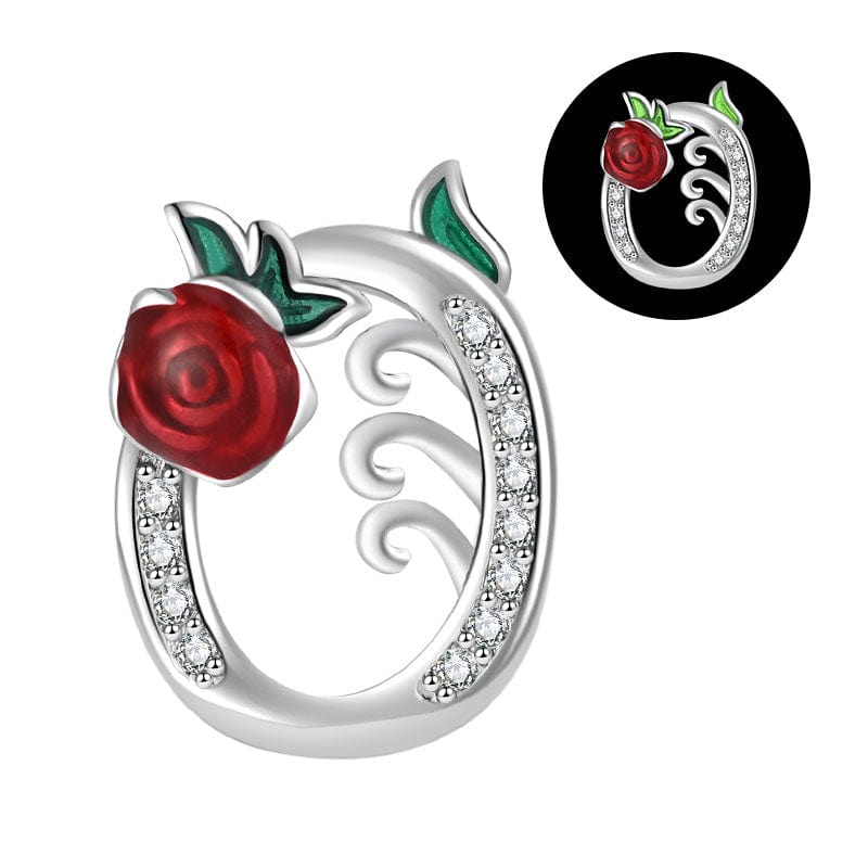 Liora Atelier Luminous Rose Letter A~Z Alphabet Charm