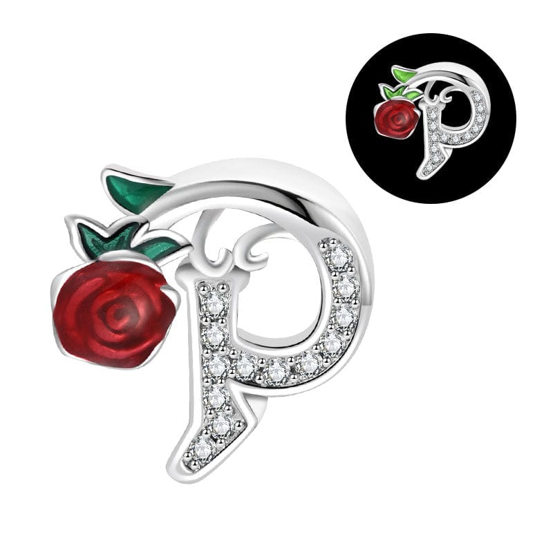 Liora Atelier Luminous Rose Letter A~Z Alphabet Charm