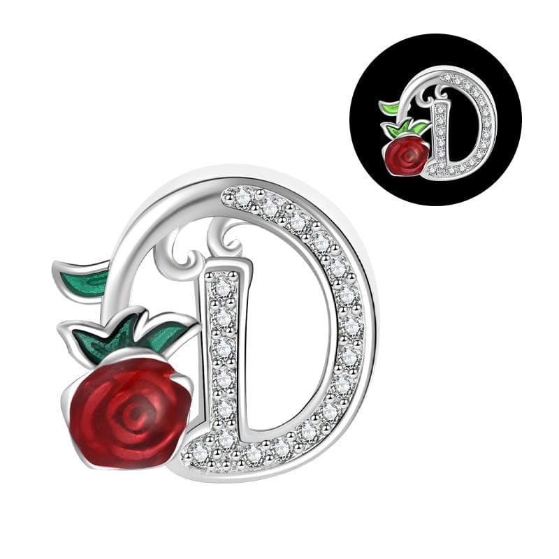 Liora Atelier Luminous Rose Letter A~Z Alphabet Charm