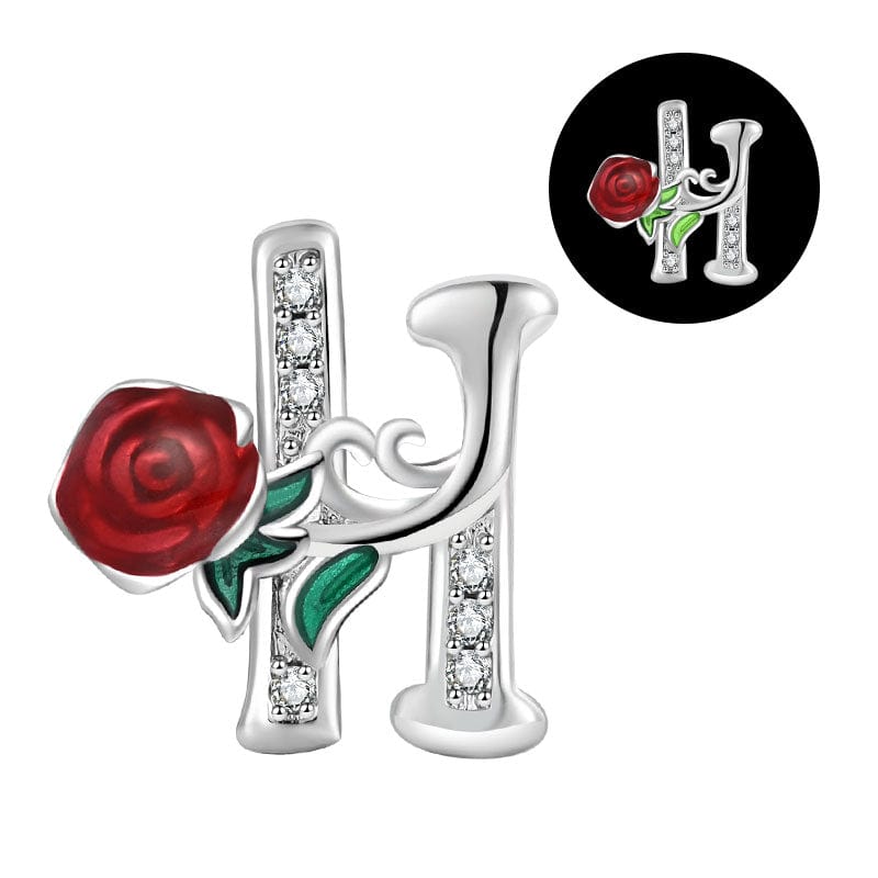 Liora Atelier Luminous Rose Letter A~Z Alphabet Charm