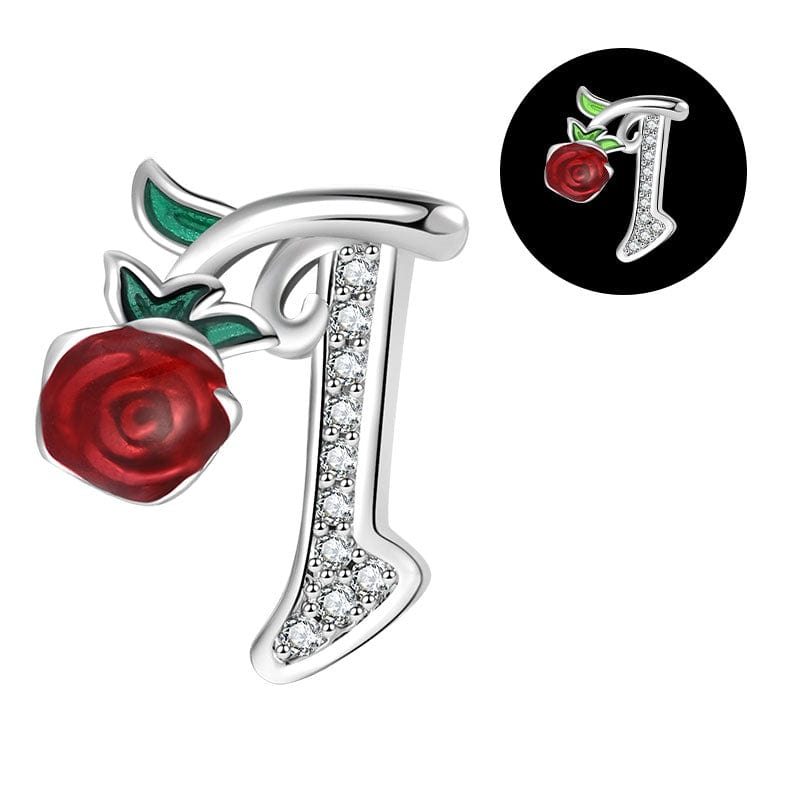 Liora Atelier Luminous Rose Letter A~Z Alphabet Charm