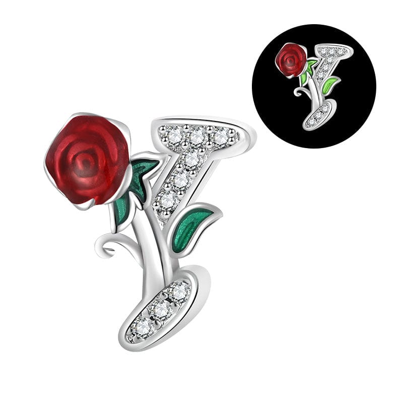 Liora Atelier Luminous Rose Letter A~Z Alphabet Charm