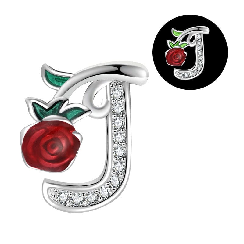 Liora Atelier Luminous Rose Letter A~Z Alphabet Charm