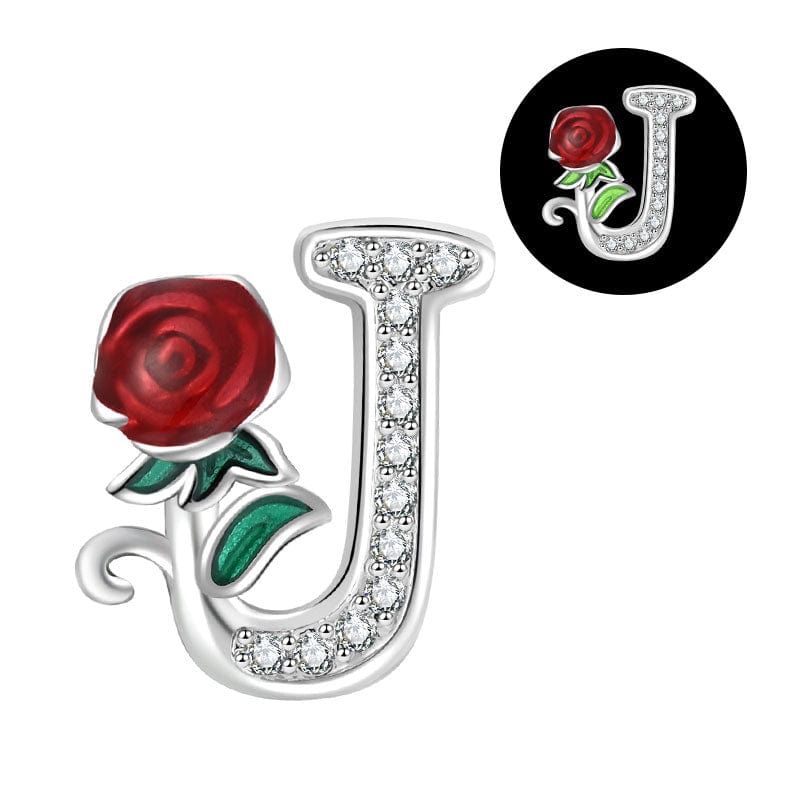 Liora Atelier Luminous Rose Letter A~Z Alphabet Charm