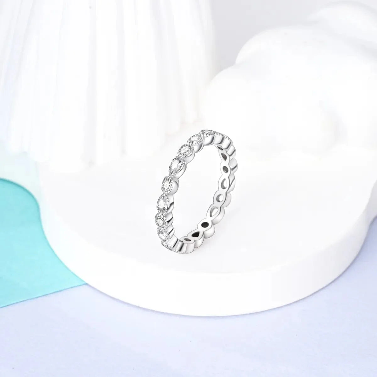Liora Atelier Marquise & Round Diamond Eternity Ring