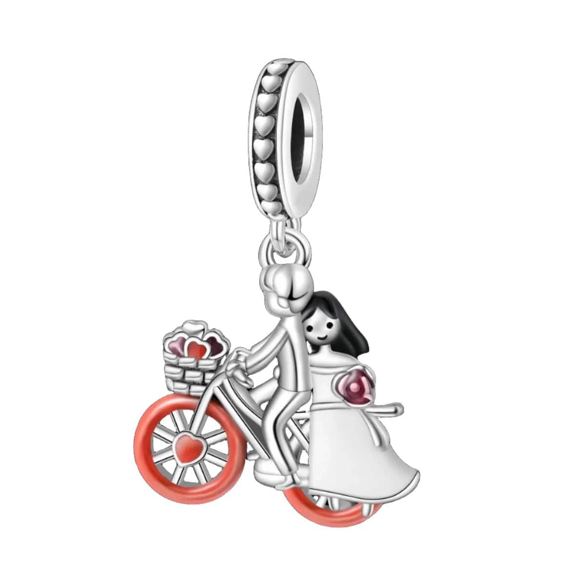 Liora Atelier Married Couple On Bike Dangle Charm