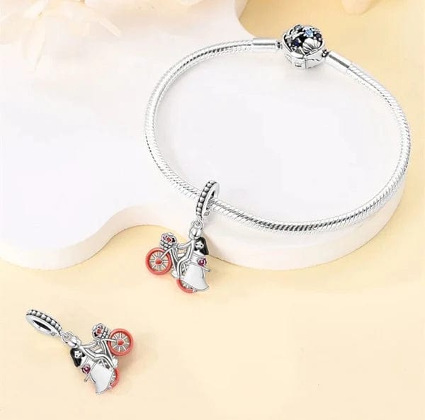 Liora Atelier Married Couple On Bike Dangle Charm