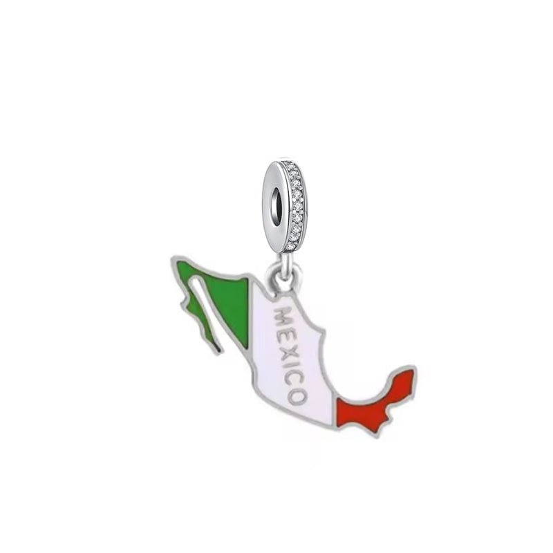 Liora Atelier Mexico Map Dangle Charm