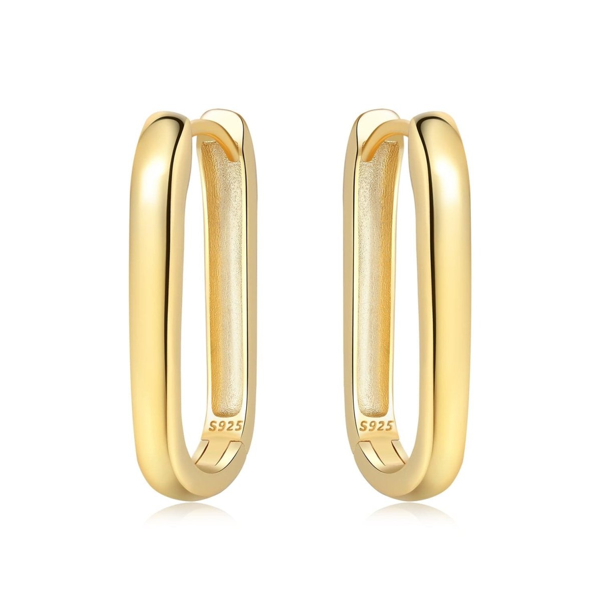 Liora Atelier Minimalist Sleek Hoop Earrings