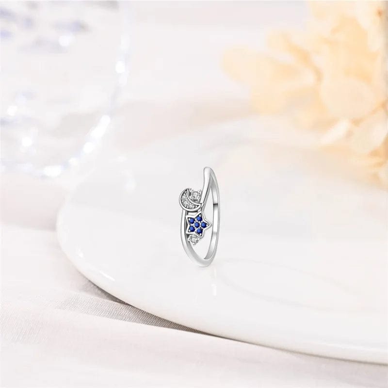 Liora Atelier Moon & Star Crystal Ring