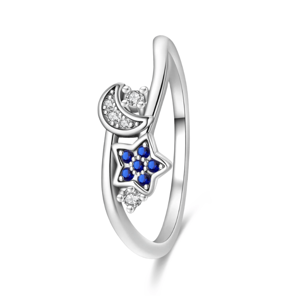 Liora Atelier Moon & Star Crystal Ring