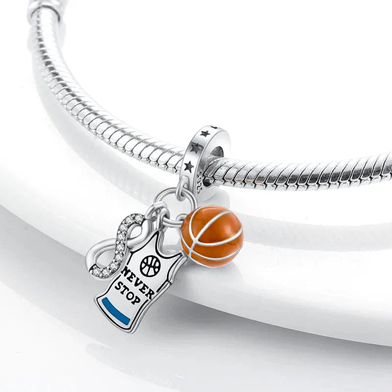Liora Atelier Never Give Up Basketball Dangle Charm