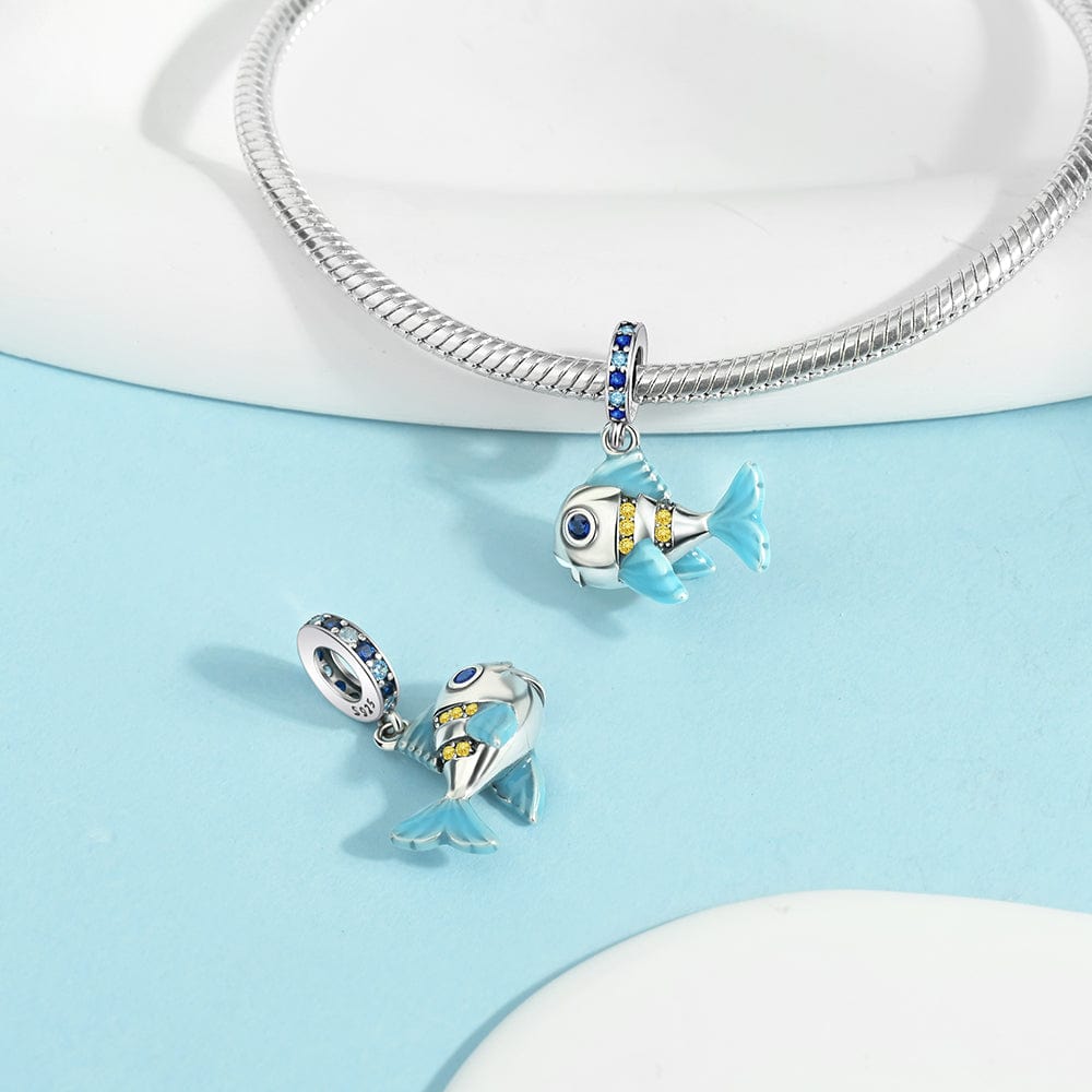 Liora Atelier Ocean Blue Fish Charm