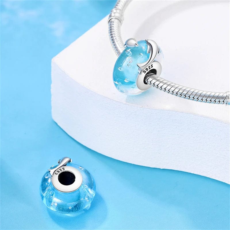 Liora Atelier Ocean Blue Glass Charm