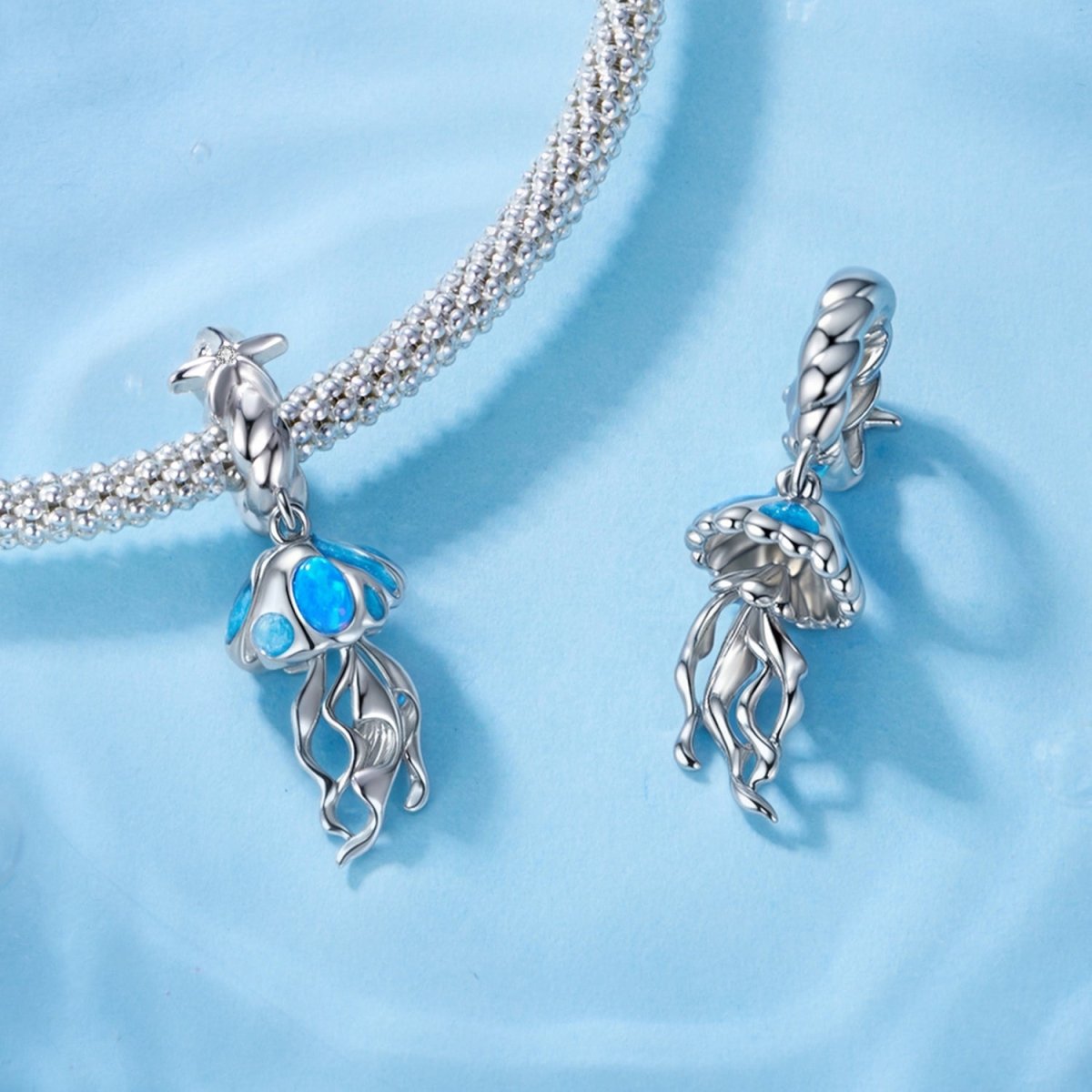 Liora Atelier Ocean Blue Jellyfish Dangle Charm