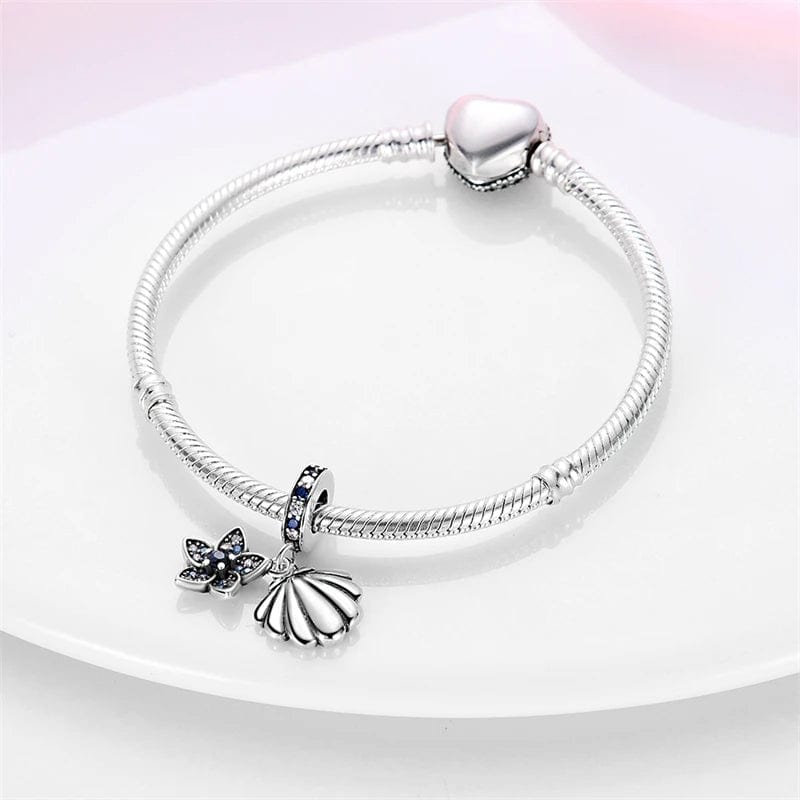 Liora Atelier Ocean Clam Shell Flower Dangle Charm