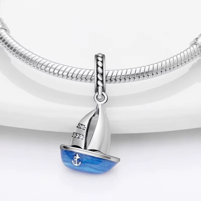 Liora Atelier Ocean Sail Boat Dangle Charm