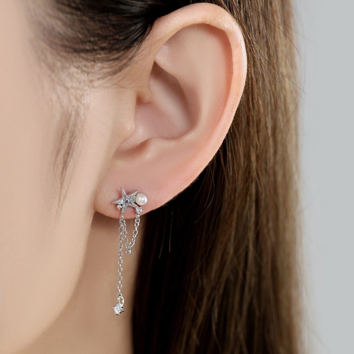 Liora Atelier Ocean Star Pearl Drop Earrings