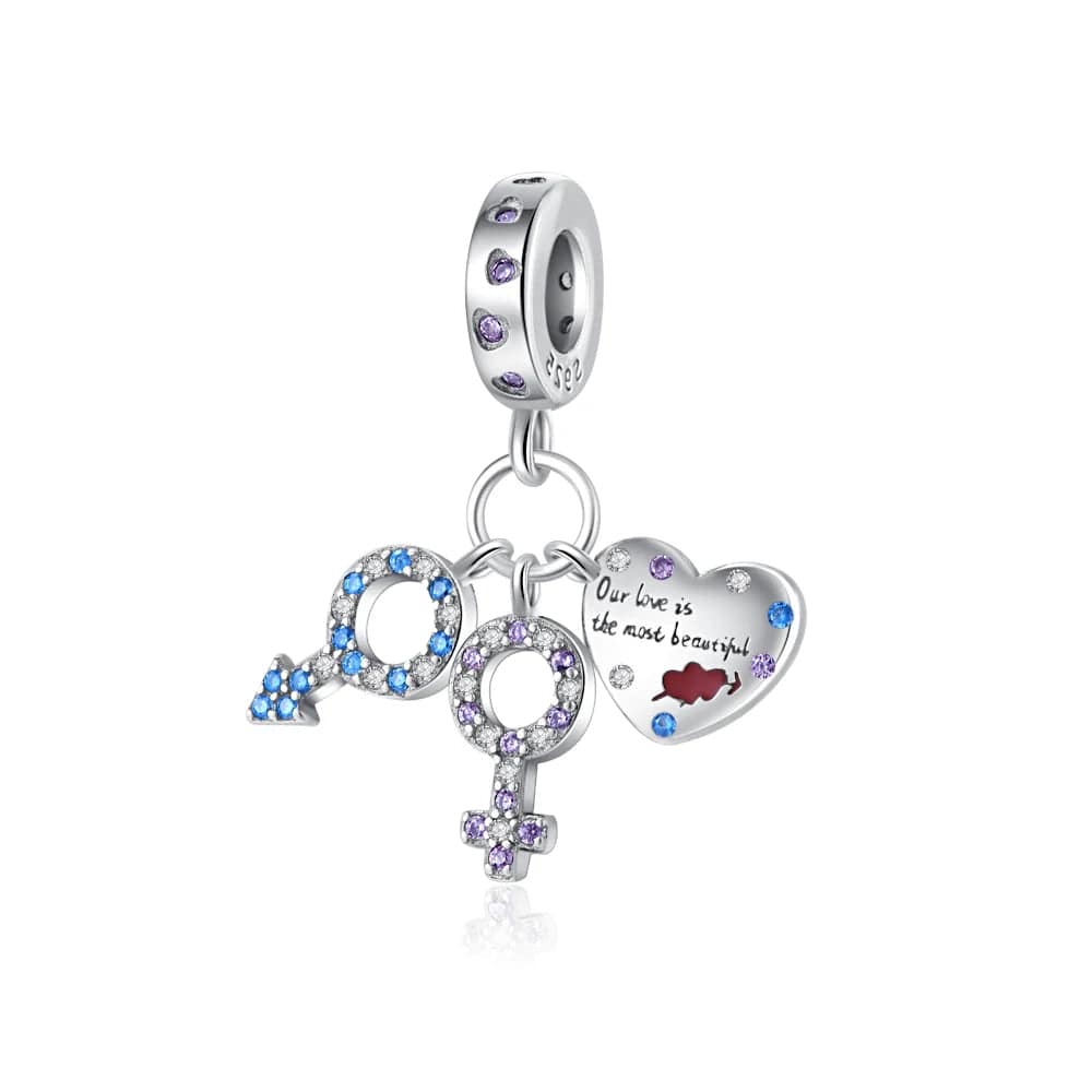Liora Atelier Our Love is the Most Beautiful Boy and Girl Dangle Charm
