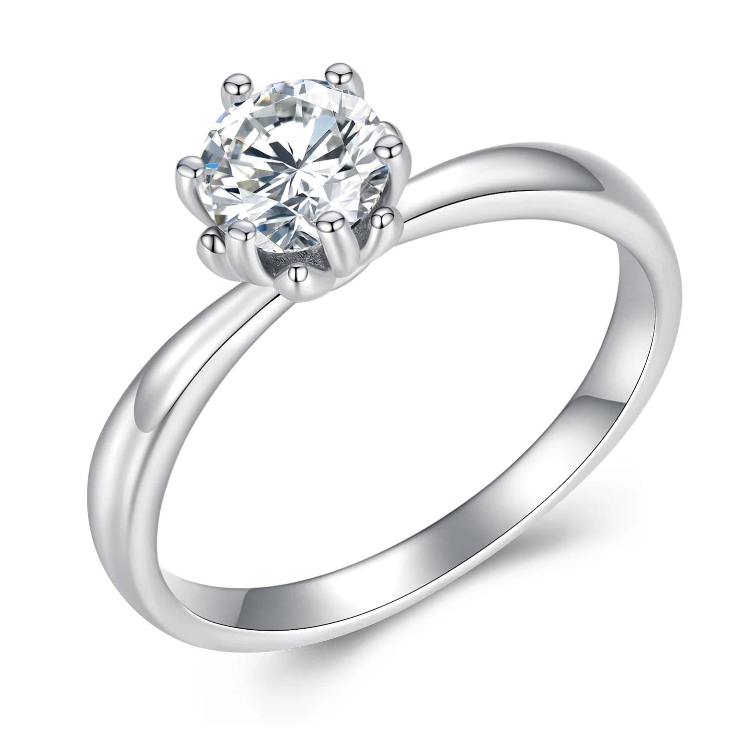 Liora Atelier Pangama Classic Moissanite Solitaire Engagement Ring