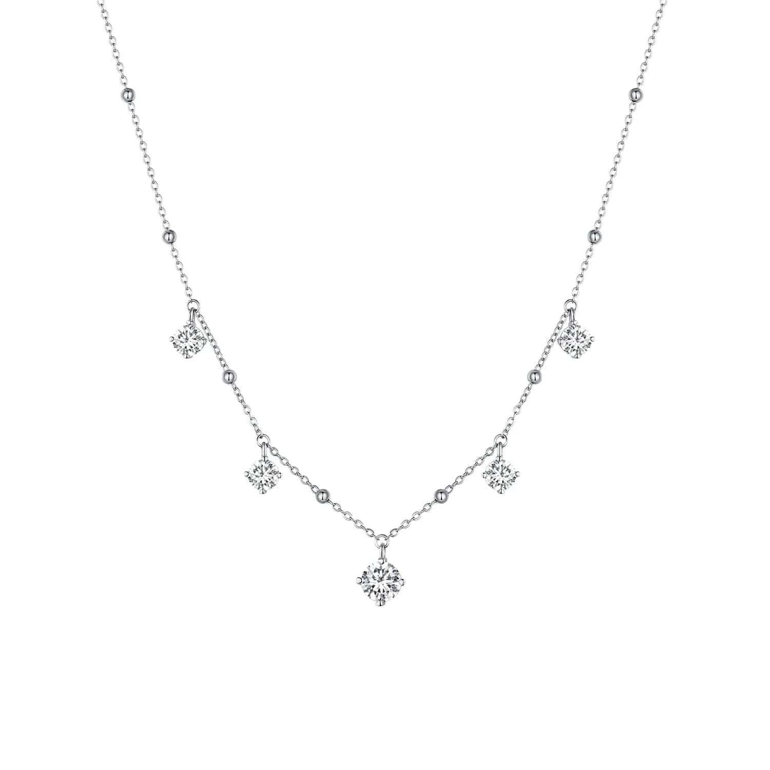 Liora Atelier Pangama Moissanite Drop Necklace