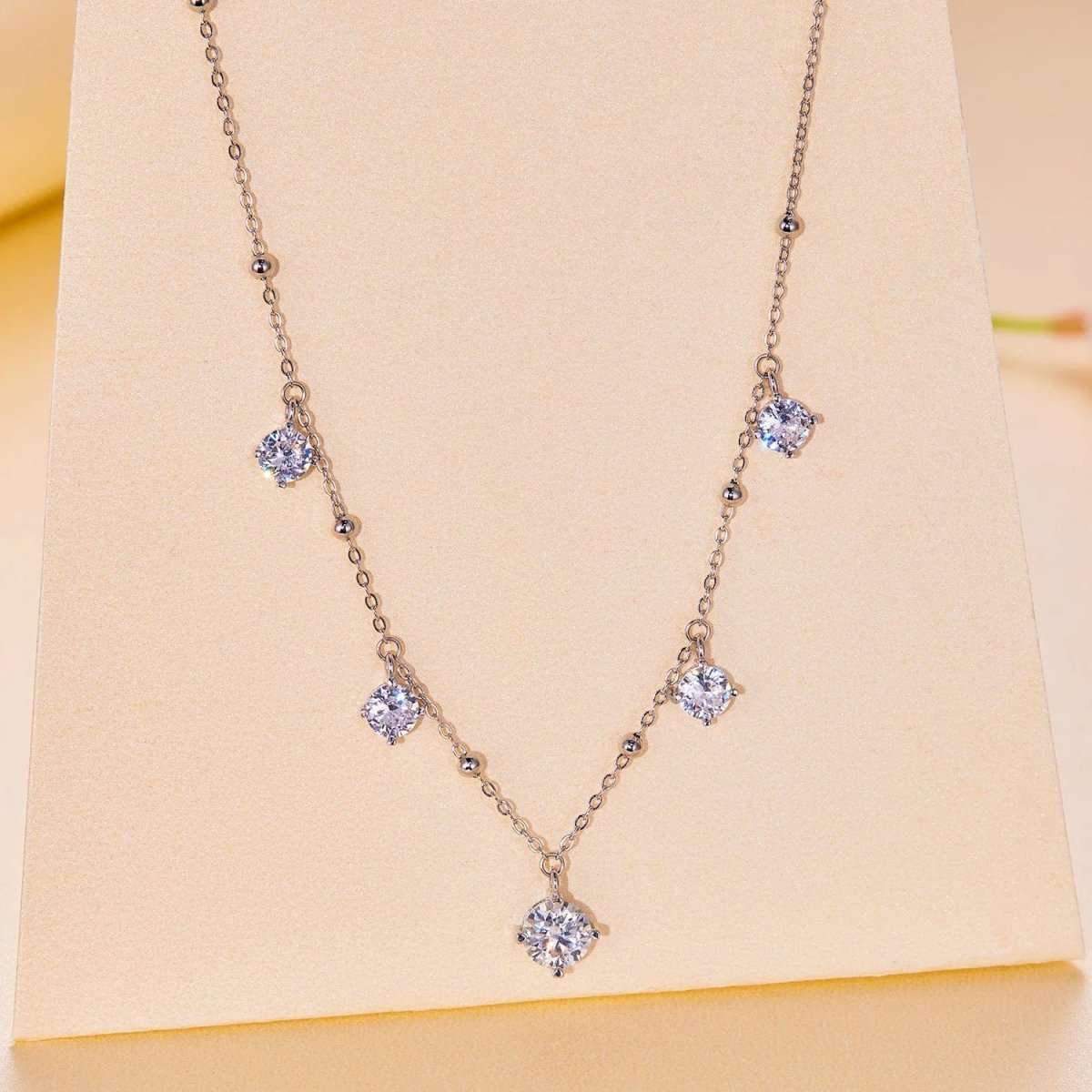 Liora Atelier Pangama Moissanite Drop Necklace