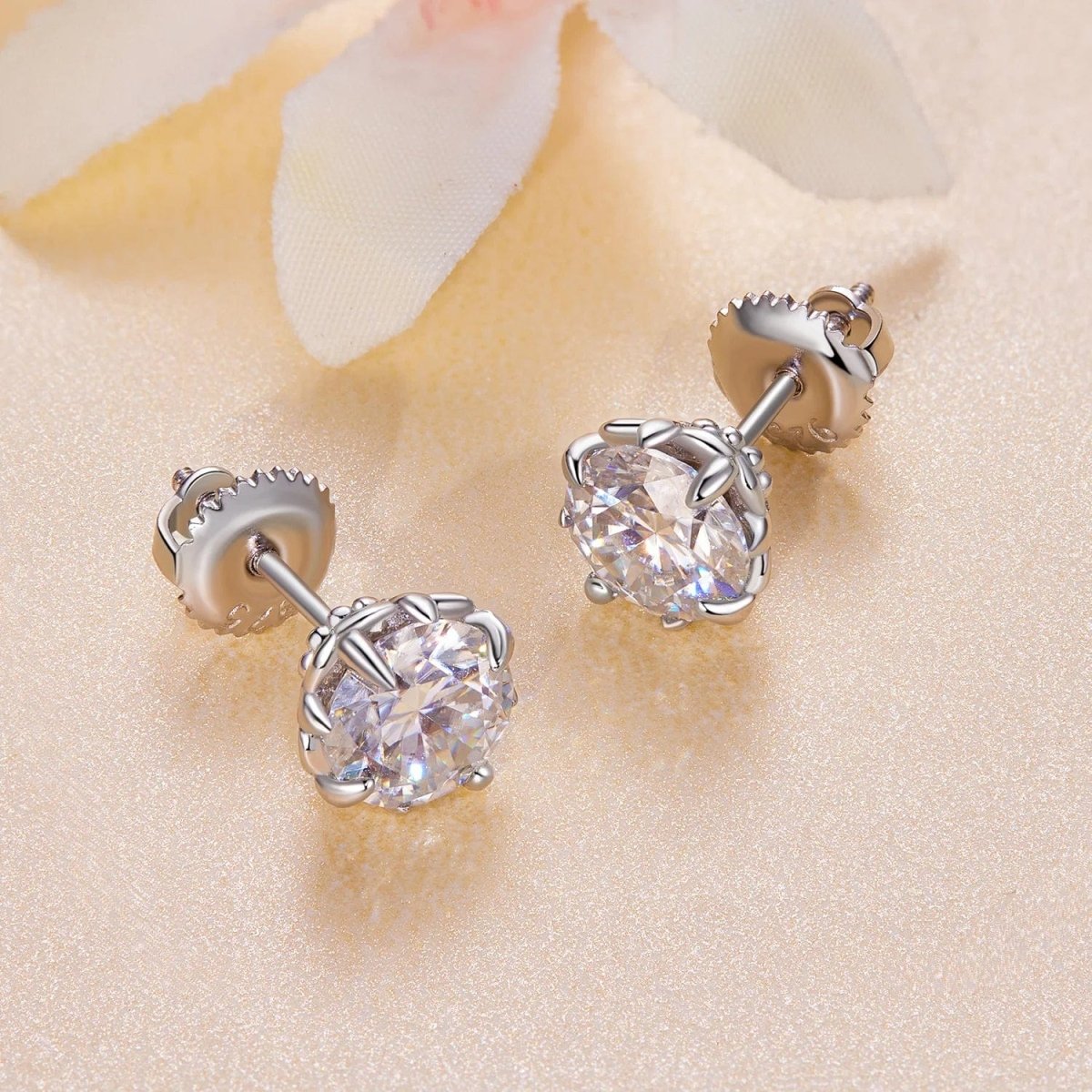 Liora Atelier Pangama Moissanite Stud Earrings