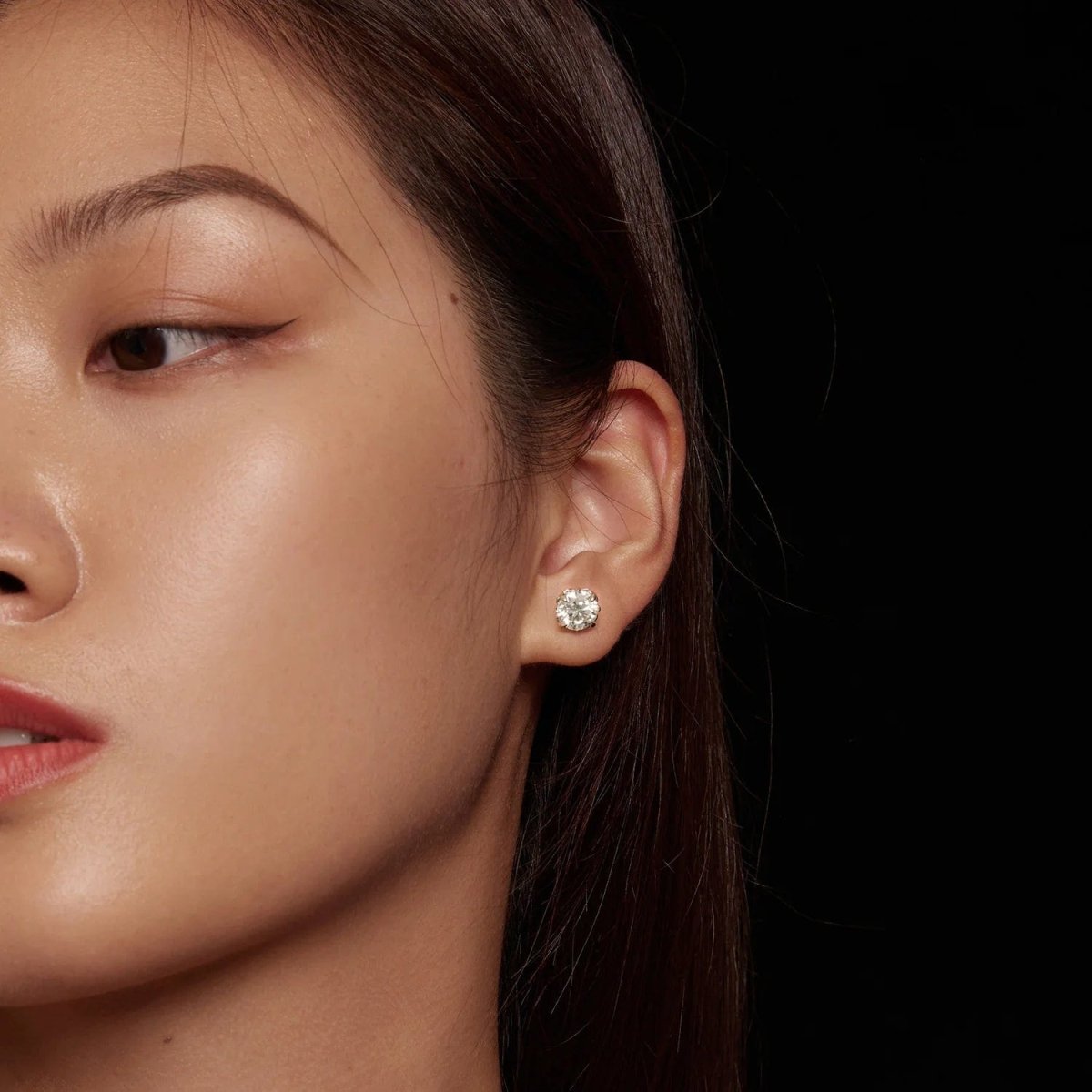 Liora Atelier Pangama Moissanite Stud Earrings